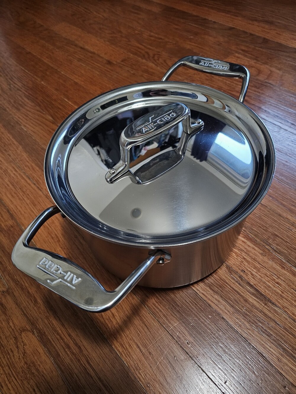 New All-Clad D5 4 Qt Pot